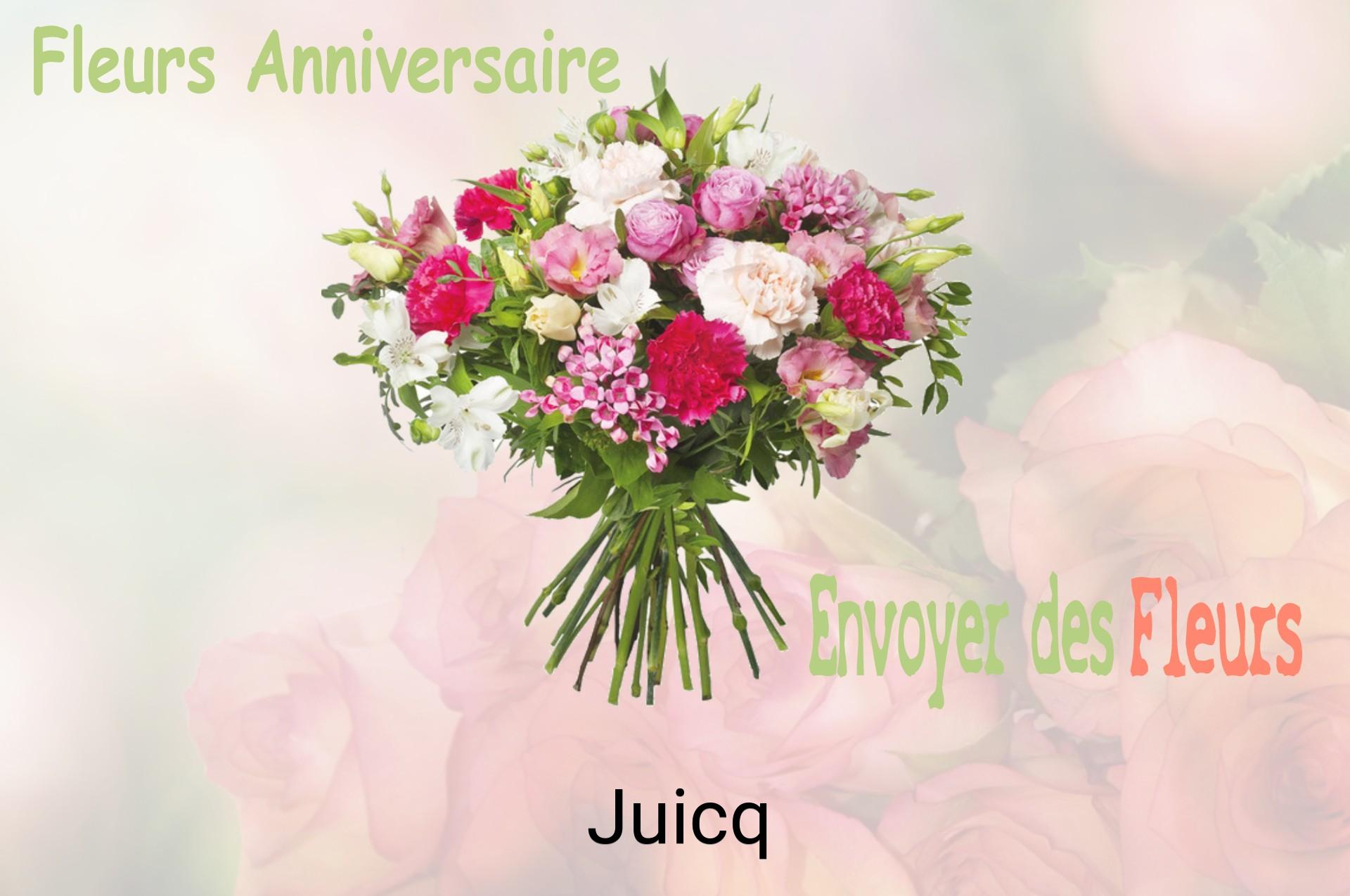 Bouquet de fleurs d’anniversaire livré à Juicq